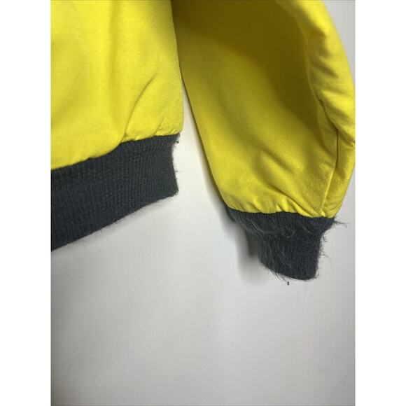 Vintage 80s Woolrich Woman Fleece Lined Yellow Warm Up Jacket Outdoor Medium? - Picture 10 of 10